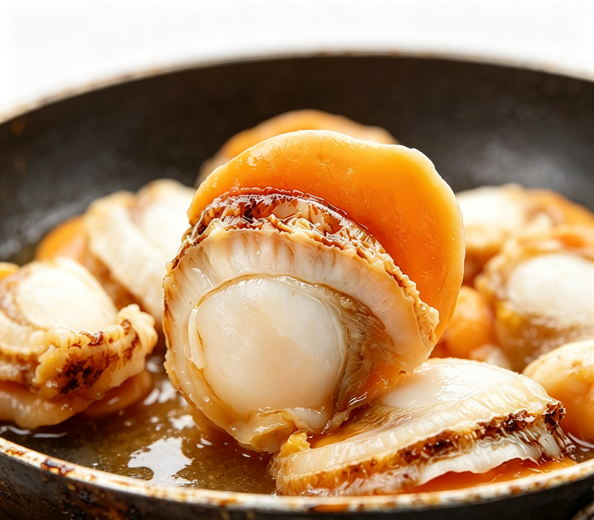 Golden Abalone Delight: Luxurious Seafood Feast