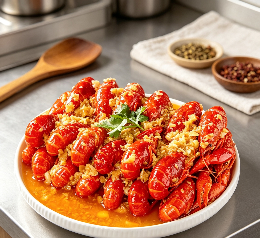 Savory Garlic Crawfish Delight: A Flavorful Seafood Feast